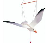 WOODEN TOY HANGING FLYING FLAPPING SEAGULL PARROT EAGLE NURSERY BABY MOBILE