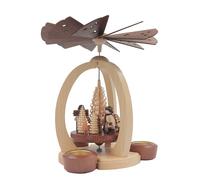 Legler table pyramid forest people with tea light and candle Ø 27 cm height 30 c