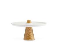 Legnoart Sombrero Cake Stand Centerpiece Plate White Height 12 cm