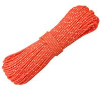 Legnowit 2mm Reflective Guyline Camping Paracord, Ultralight Thin Cord Rope for Tarp Rain Fly Tent Camping, 20m (Orange)