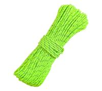 Legnowit 2mm Reflective Guyline Camping Paracord, Ultralight Thin Cord Rope for Tarp Rain Fly Tent Camping, 20m (Green)