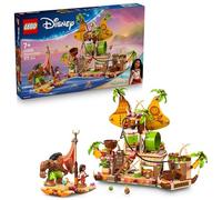 LEGO | Disney Moana 2 Kakamora Barge - Building Toy for 7+ Year Old Girls & Boys - incl. a Boat Model, Moana Mini Doll and Maui Figure - Collectible Birthday Gift for Fans - 43258
