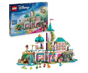 LEGO ǀ Disney Princess Castle & Royal Pets - Modular Toy with a Detailed Interior - in riel, Rapunzel, Mulan, Jasmine & Moana Mini Dolls with their Pets - Gift for 6+ Year Old Girls - 43267