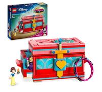 LEGO ǀ Disney Princess Snow White’s Jewellery Box - Building Toy with a Lockable Lid & Wearable Bracelet plus Snow White & the Evil Queen Mini Dolls - Gift for 6+ Year Old Girls & Movie Fans - 43276