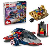 LEGO® ǀ Marvel Captain America vs. Thanos, Super Hero Building Toy with Minifigures 76319