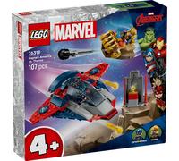 LEGO ǀ Marvel Captain America vs. Thanos, Super Hero Building Toy with Minifigur