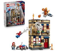 LEGO ǀ Marvel Peter Parker’s Apartment - Interactive Spider-Man Toy with 4 Minifigures incl. Hobgoblin & Anti-Venom, plus an Explosive Function - Gift for 8+ Year Old Boys - 76317