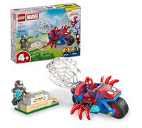 LEGO ǀ Marvel Spidey on his Motorcycle vs. Rhino - SuperHero Toy w/a Motorbike & 2 Minifigures - Gift for 4+ Year Old Boys and Fans of the Spidey and his Amazing Friends Show - 11206