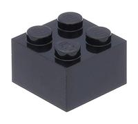 LEGO 10 x Brick 2 x 2 Black