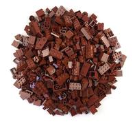 LEGO® - 100 Lego bricks in various sizes - rare bricks included ! - New (Red Brown)