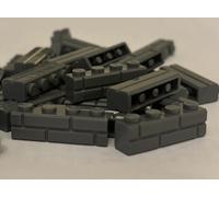 LEGO® 100 x 1x4 Dark Stone Grey Masonry Brick 15533 | City & Star Wars Diorama