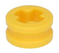 LEGO 100 x Technic Bush 1/2 Smooth Yellow
