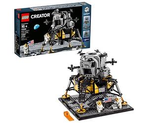LEGO 10266 Creator Expert NASA Apollo 11 Lunar Lander Model Building Kit with Astronaut Minifigures, Collectible Home Décor Gift Idea