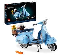Lego 10298 Icons Vespa 125 Scooter, Vintage Italian Iconic Model Building Kit, Display Collection Décor Set for Adults, Relaxing Creative Hobbies Idea
