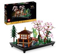LEGO Icons Tranquil Garden - Botanical Zen Garden Kit for Adults with Lotus Flowers - Mindful Gardening Gift for Mother's Day - Customisable Desk Decoration Inspired by Japanese Traditions - 10315