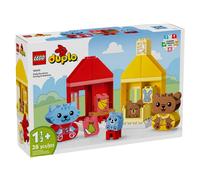 LEGO DUPLO My First Daily Routines: Eating & Bedtime Toy for Social and Emotional Roleplay, Animal Toys, Gift for Preschool Kids Ages 18 Months and Up, Helps Toddlers Explore Feelings, 10414