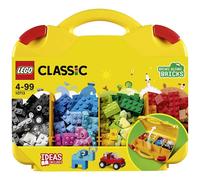 LEGO 10713 Classic Creative Suitcase, Toy Storage Case with Fun Colourful Building Bricks, Gifts for 4 plus Year old Kids, Boys & Girls