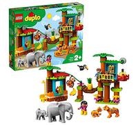 LEGO 10906 DUPLO Town Tropical Island Building Set Adventure Learning Toys, Gifts for Toddlers 2-5 Years Old with 6 Animal Figures