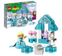 LEGO 10920 DUPLO Disney Princess Frozen 2 Elsa and Olaf's Ice Party Building Toy, with Cupcakes Teapot & Figures, Toys for Toddlers 2 plus Year Old