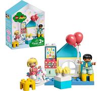 LEGO 10925 DUPLO Town Playroom Playable Dolls House Box for Toddlers 2+ Year Old, Large Bricks Learning Toy