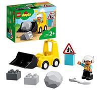 LEGO 10930 DUPLO Town Bulldozer Construction Vehicle Toy Set, Early Development and Activity Toys, Gift for Toddlers, Boys & Girls Age 2 Plus Years Old