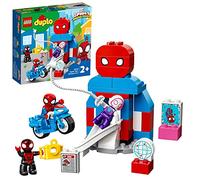 LEGO 10940 DUPLO Marvel Spider-Man Headquarters Building Toy for Toddlers Age 2 Plus, Set with Spidey and Friends Figures, Gifts for Boys & Girls