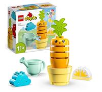 LEGO 10981 DUPLO My First Growing Carrot, Stacking Toys for Babies 1.5+ Years Old with 4 Vegetable Bricks, Learning Educational Toy for Toddlers
