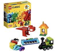 LEGO 11001 Classic Bricks and Ideas Construction Toy with Colourful Pieces inc Eyes, and Wheels, to Build Animals, Vehicles and More, Building Toys for Kids