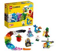 LEGO 11019 Classic Bricks And Functions Building Toys Kids, 7 Gear Driven Mini Builds With Pirouetting Ballerina And Spinning Rotors Helicopter Toy