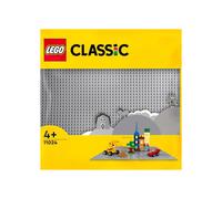 LEGO 11024 Classic Grey Baseplate, Construction Toy for Kids 48x48 Stud Building Base, Build and Display Board Set