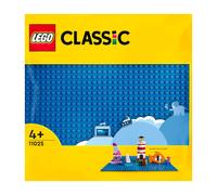 LEGO 11025 Classic Blue Baseplate, Construction Toy for Kids, Building Base, Square 32x32 Build and Display Board