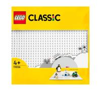 LEGO 11026 Classic White Baseplate Building Base, Construction Toy Square 32x32 Build and Display Board