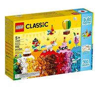 LEGO 11029 Classic Creative Party Box Bricks Set, Family Games to Play Together, Includes 12 Mini-Build Toys: Teddy Bear, Clown, Unicorn, Fun for All Aged 5 Plus