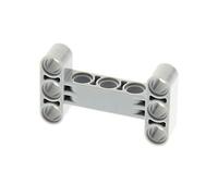 LEGO 1x 14720 Technic liftarm Perpendicular H-Shape 3x5 | Light Bluish Gray