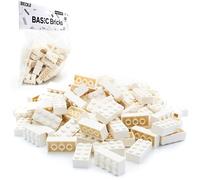 Lego 2 x 4 Bricks Classic, Pack of 100 - Individual Building Blocks in Bulk Pack, for Lego Plate and Box, Starter Set, Basic Bricks (3001) (White)