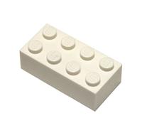 LEGO 20 Brick 2x4 White