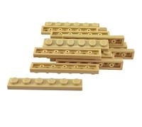 LEGO 20 Plate 1 x 6 tan