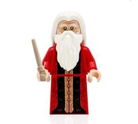LEGO 2018 Harry Potter Minifigure - Albus Dumbledore (with Black Wand and Stand) 75954