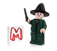 LEGO 2018 Harry Potter Minifigure - Professor Minerva McGonagall (with Black Wand and Stand) 75954