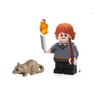 LEGO 2018 Harry Potter Minifigure - Ron Weasley (Wand, Candle and Scabbers The Rat) 75954