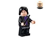 LEGO 2018 Harry Potter Minifigure - Severus Snape (with Black Wand and Display Stand) 75956