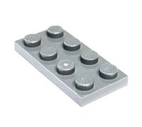 LEGO 20x 3020 Plate 2x4 | Light Bluish Gray