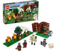 LEGO 21159 Minecraft The Pillager Outpost Action Figures Building Set, Iron Gole