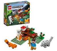 LEGO Taiga Adventure Minecraft 21162 Set Steve Wolf Fox Skeleton - NEW Sealed