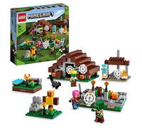 LEGO 21190 Minecraft The Abandoned Village Construction Set With Zombie Hunter Campsite, Workshop, House and Farm Toy, Plus Villager and Cat Figures, Creative Gifts for Kids, Boys & Girls