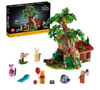 LEGO 21326 Ideas Ensemble LEGO Disney pour adultes Winnie l'Ourson, Maison a exposer, Figurine LEGO Bourriquet, Figurine Porcinet