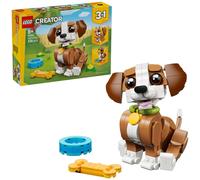 LEGO Creator 3in1 Cute Animals: Playful Puppy Dog Toy - Pet Animal Figure Transforms into a Squirrel or Duck - Creative Birthday Gift for 8+ Year Old Girls & Boys - 31382