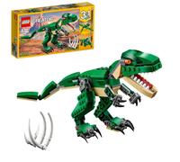LEGO 31058 Creator Mighty Dinosaurs Toy, 3 in 1 Model, T. rex, Triceratops an...
