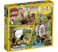 LEGO 31078 Creator Treehouse Treasures Playset, 3 in 1 Model, Toy and Cave, Construction set for Kids