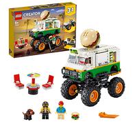 LEGO 31104 Creator 3in1 Monster Burger Truck Toy - Off Roader - Tractor Hauler Building Set, Vehicle Collection